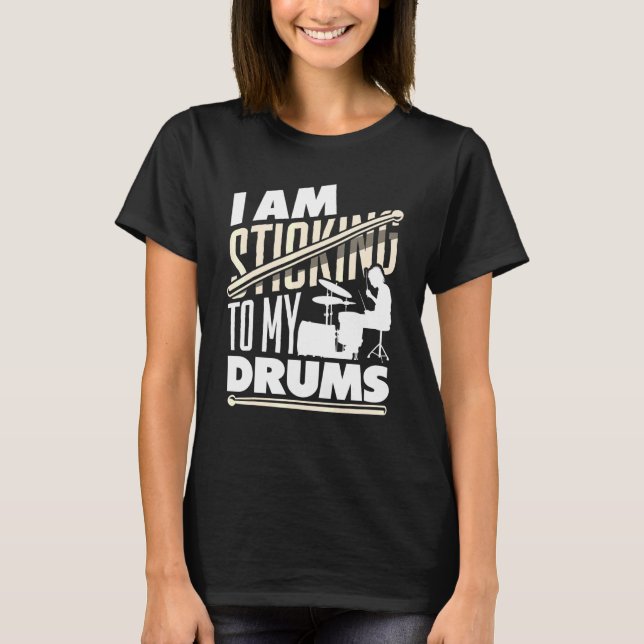 Camiseta Instrumento de Percusión Bidones A Los Que Me Esto (Anverso)