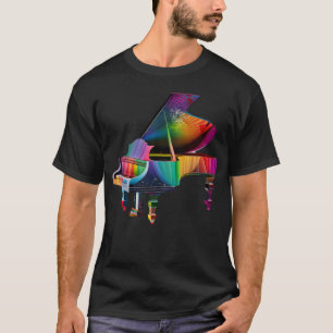 Camiseta Instrumento de piano para el músico pianista Keybo