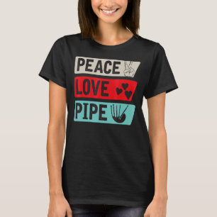 Camiseta Instrumento de tubería de instrumentos musicales P