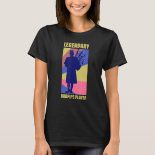 Camiseta Instrumento de viento Bagpipe Bagpiper Instrumento