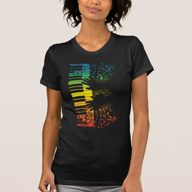 Camiseta Instrumento del músico de la música del regalo del (Anverso)