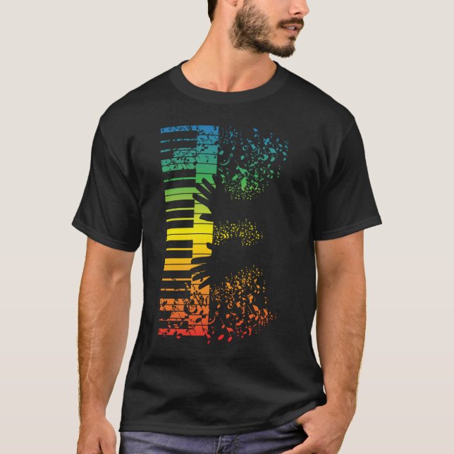 Camiseta Instrumento del músico de la música del regalo del (Anverso)