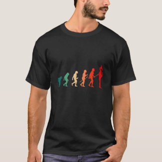 Camiseta Instrumento Evolución Humana Musical Corno Francés