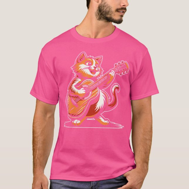Camiseta Instrumento Guitarista de Mujeres - Guitarra Acúst (Anverso)