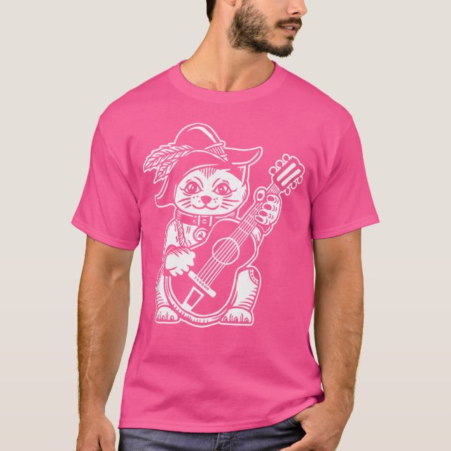 Camiseta Instrumento - Guitarra Acústica Guitarista (Anverso)