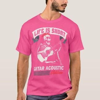 Camiseta Instrumento - Guitarra Acústica Guitarista