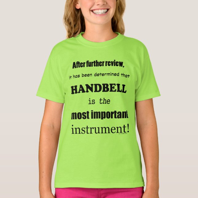 Camiseta Instrumento más importante para el timbre (Anverso)
