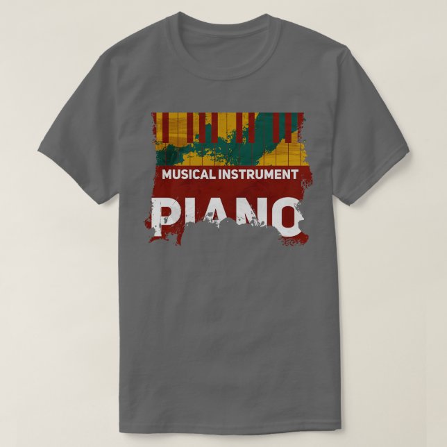 Camiseta Instrumento musical (Diseño del anverso)
