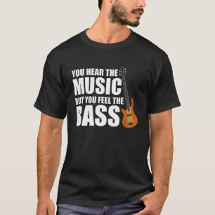 Camiseta Instrumento musical Bass Battend Musisist
