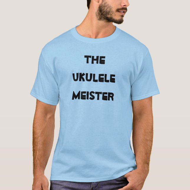 Camiseta Instrumento musical de cuerdas musical de Ukulele  (Anverso)