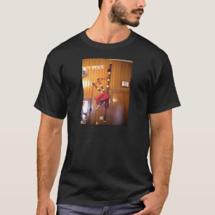Camiseta Instrumento Musical de Gaita Escocesa Tartán Cuadr
