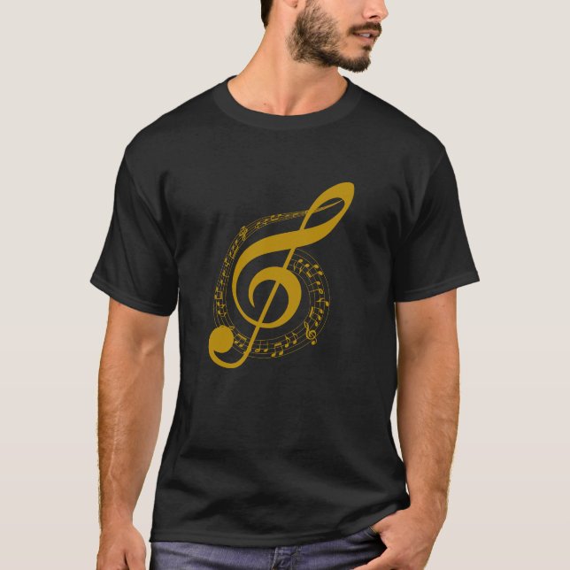 Camiseta Instrumento musical de oro (Anverso)