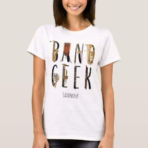 Camiseta Instrumento musical del friki moderno de la banda