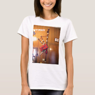 Camiseta Instrumento musical escocés Bagpipe Tartan Plaid