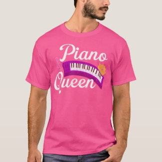 Camiseta Instrumento Musical Pianista Chicas Mujeres Músico