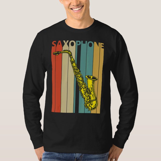 Camiseta Instrumento musical saxofónico (Anverso)