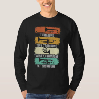Camiseta Instrumento Musical Trombón Músico Trombo