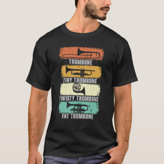 Camiseta Instrumento Musical Trombón Músico Trombo