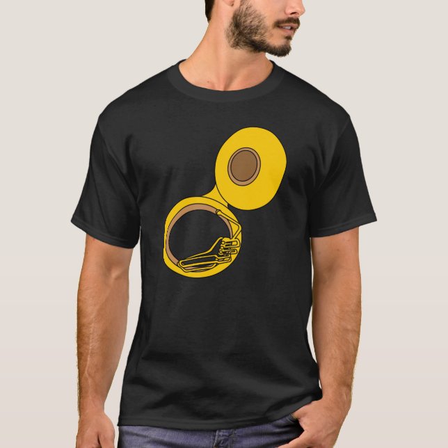 Camiseta Instrumento musical Tuba (Anverso)