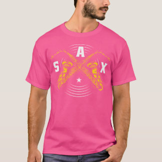 Camiseta Instrumento Sax Saxofón Gift Idea Músicos Juegan