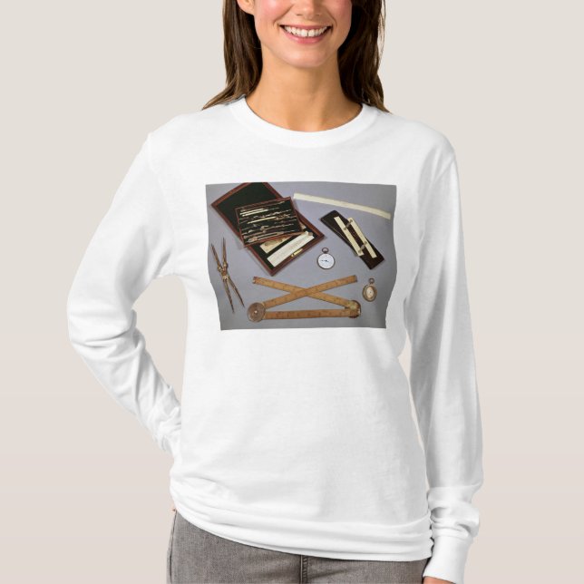 Camiseta Instrumentos de dibujo usados por Isambard (Anverso)