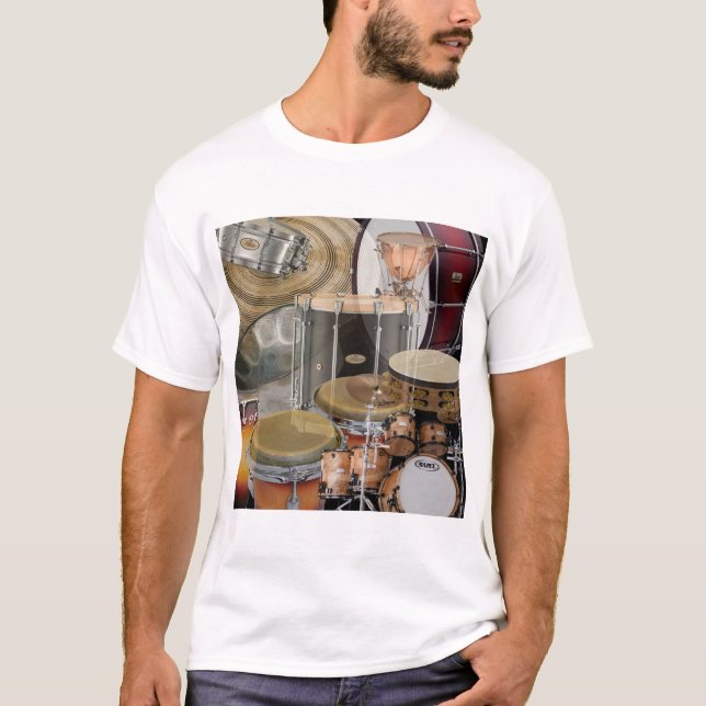 Camiseta instrumentos de percusión (Anverso)