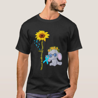 Camiseta Insuficiencia Adrenal Conciencia Bebé Elefante Sun