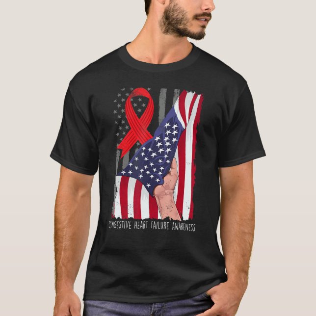 Camiseta Insuficiencia cardíaca congestiva Sensibilización  (Anverso)