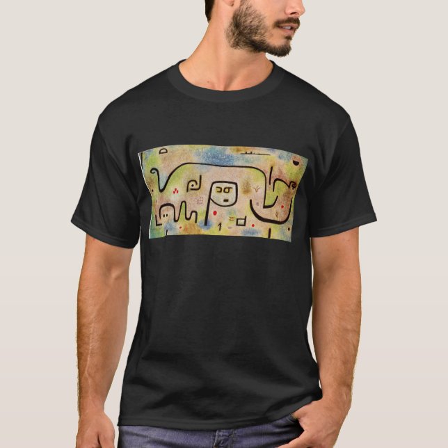 Camiseta Ínsula Dulcamara de Paul Klee (Anverso)