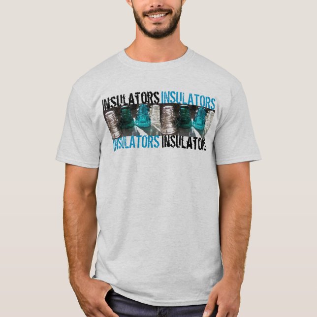 Camiseta Insuladores de vidrio de época (Anverso)