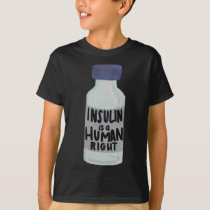 Camiseta Insulina Es Un Derecho Humano Diabetes Conciencia