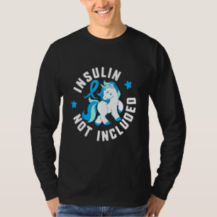 Camiseta Insulina No Incluida Diabetes Sensibilización T1
