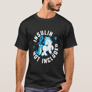 Camiseta Insulina No Incluida Diabetes Sensibilización T1