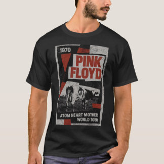 Camiseta intage 70s Psychedelic Rock Cow Concert Poster Des