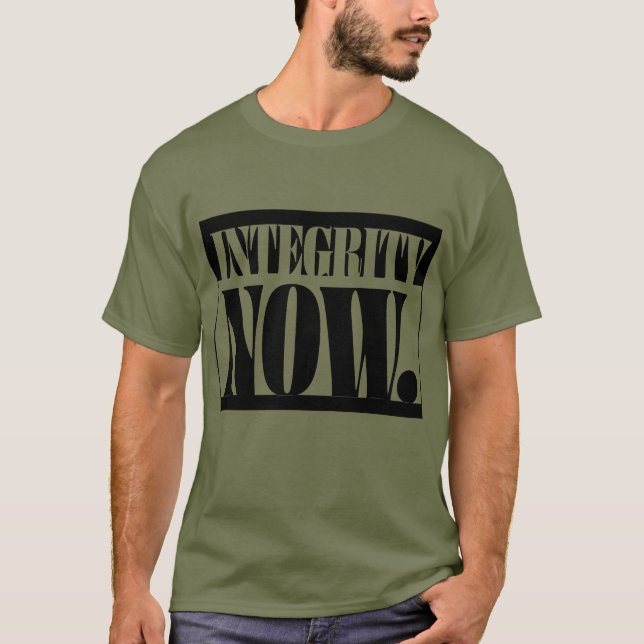 CAMISETA INTEGRIDAD AHORA. (Anverso)