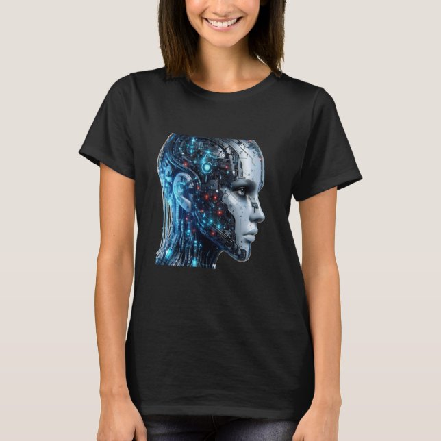 Camiseta Inteligencia Artificial - Ciencia Informática - IT (Anverso)