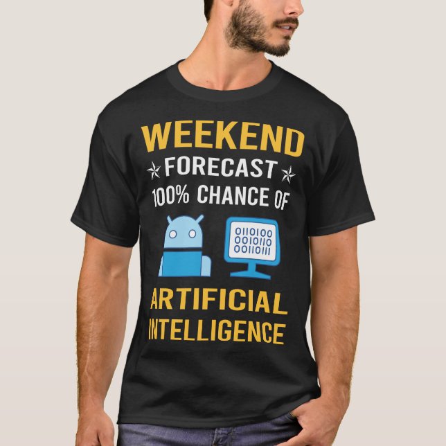 Camiseta Inteligencia Artificial de fin de semana AI (Anverso)