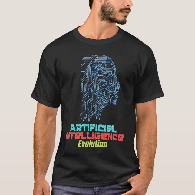 Camiseta Inteligencia Artificial de Futuro Robot Tecnológic (Anverso)