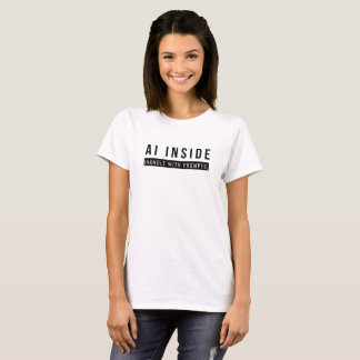 Camiseta Inteligencia Artificial en el mango con indicacion