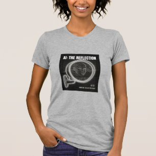 Camiseta Inteligencia Artificial Espejo Datos Ciberpunk Aut