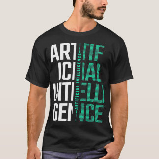 Camiseta Inteligencia artificial IA Regalo futurista de ner