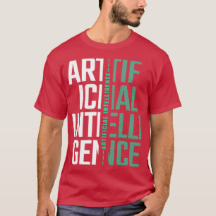 Camiseta Inteligencia artificial IA Regalo futurista de ner