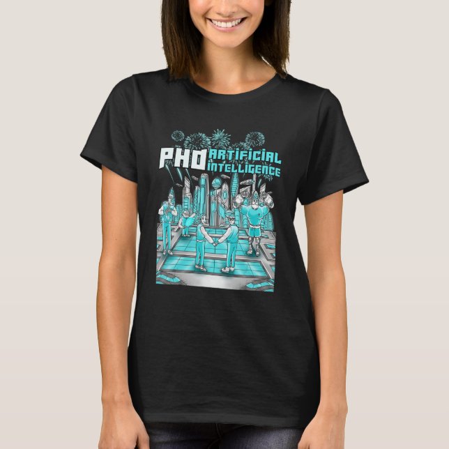 Camiseta Inteligencia Artificial Inteligencia Inteligencia  (Anverso)