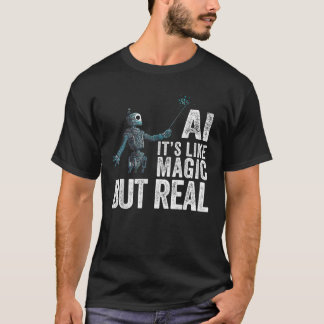 Camiseta Inteligencia Artificial Robot Graciosa AI