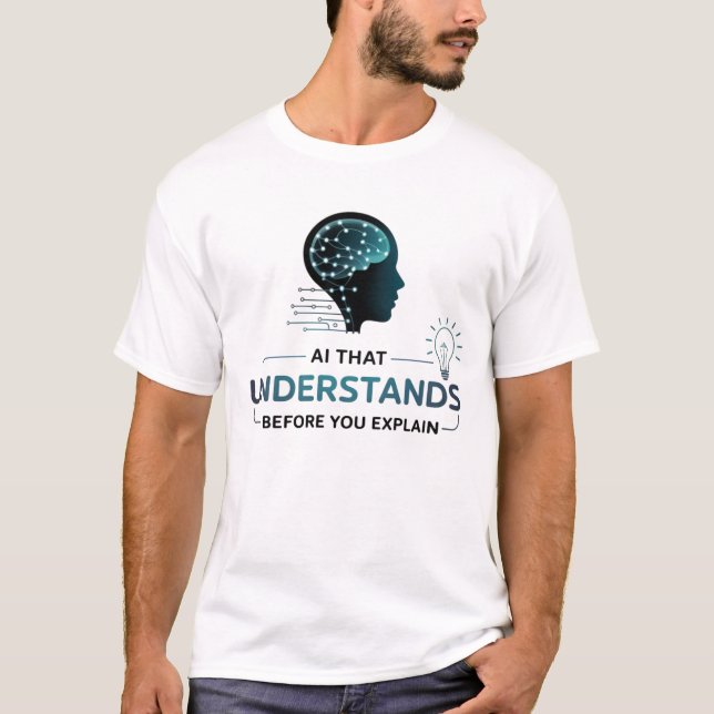 Camiseta Inteligencia Artificial Smart Tech Design (Anverso)