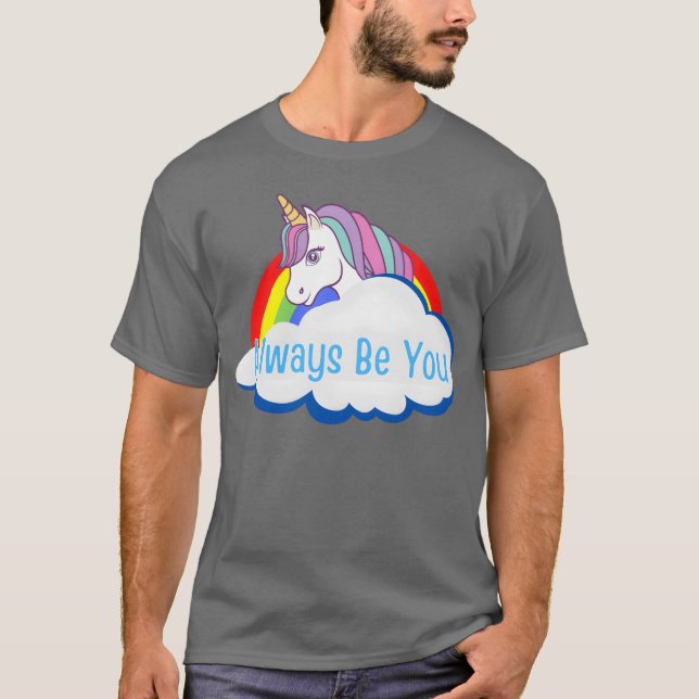 Camiseta Inteligencia central Unicornio amigo de la nube ar (Anverso)