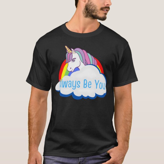 Camiseta Inteligencia central Unicornio amigo de la nube ar (Anverso)
