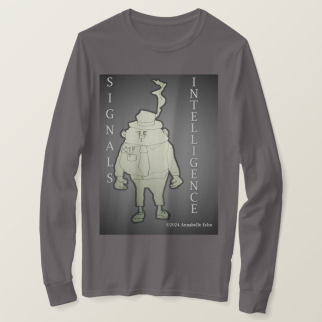 Camiseta ¡Inteligencia de señales! (Anverso del diseño)
