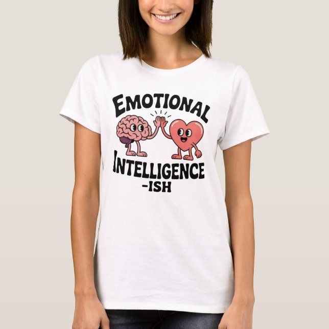 Camiseta Inteligencia emocional-ish | Cerebro-Corazón diver (Anverso)