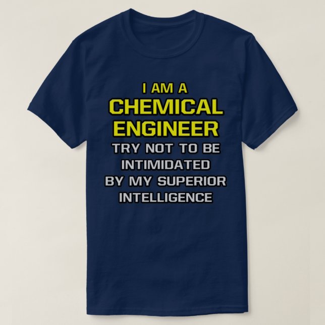 Camiseta Inteligencia Superior de Ingeniería Química Gracio (Diseño del anverso)